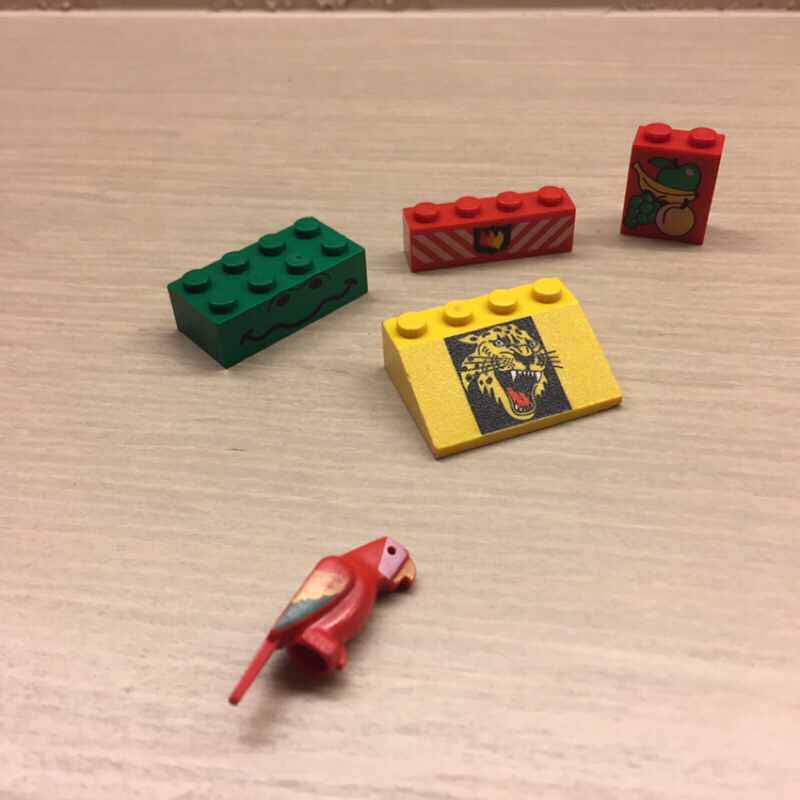 LEGO 散裝 零件 正版 樂高 動物 鸚鵡 道具 場景 生日禮物 老虎 散磚