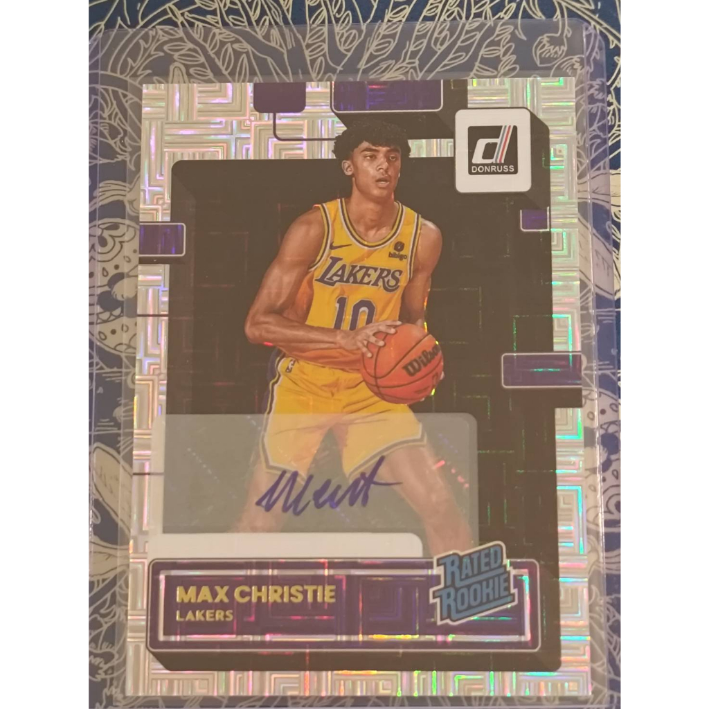 2022-23 Donruss Max Christie 新人 亮卡簽 RC 湖人 KOBE