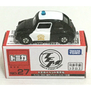 現貨 正版TAKARA TOMY TOMICA多美小汽車 會場限定版NO.27 速霸陸360警車