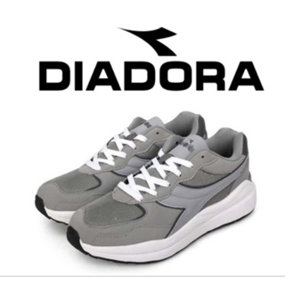 DIADORA 男鞋 寬楦輕量透氣 回彈緩震 <D57>DA 3253灰色減壓機能鞋墊 專業慢跑鞋 運動鞋