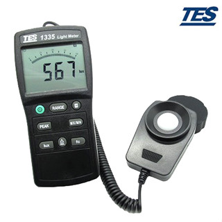 【含稅店】TES泰仕 TES-1335 數位式照度計 測光儀 光度計 亮度計 測光表 勒克斯 燭光 lux fc