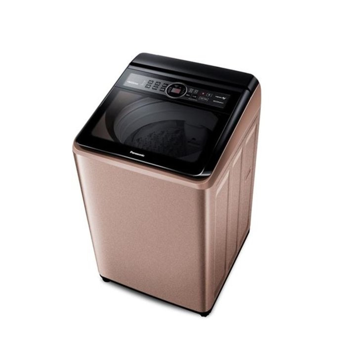 【優惠免運】NA-V150MT-PN(玫瑰金) Panasonic國際牌 15公斤 變頻直立式洗衣機 雙渦輪強淨水流