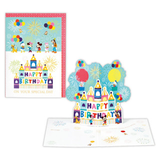【莫莫日貨】全新 hallmark 日本原裝進口 正版 迪士尼 米奇米妮 立體音樂 生日卡片 生日卡 賀卡 22415