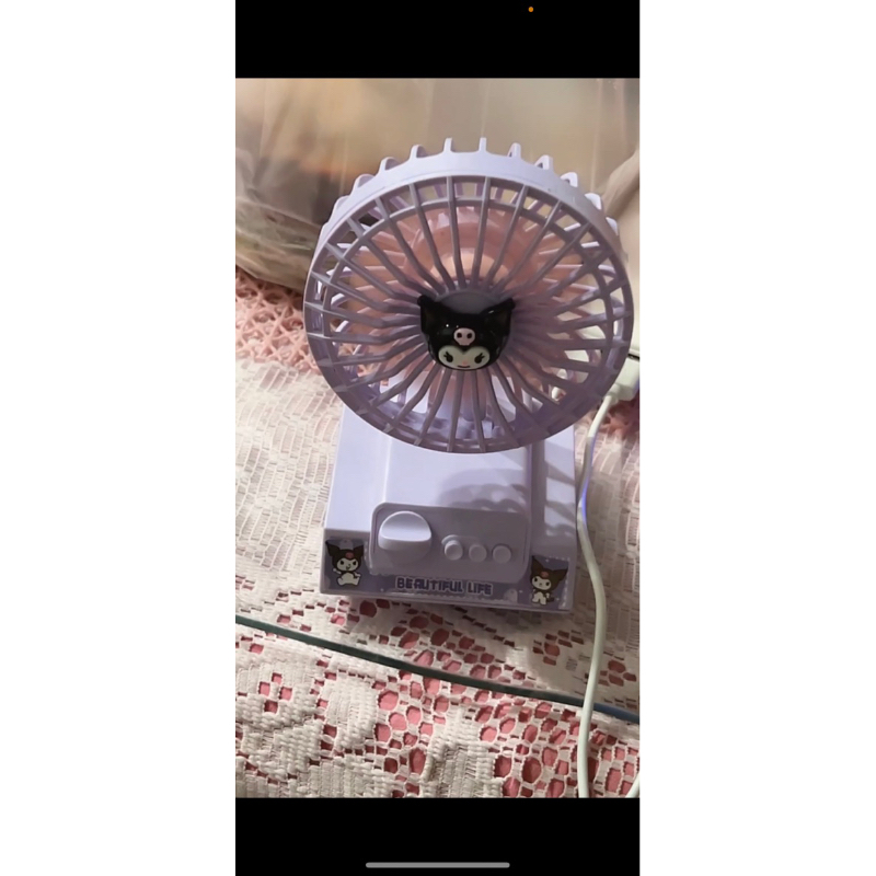 庫洛米 電風扇 三麗鷗 小惡魔 可愛電風扇