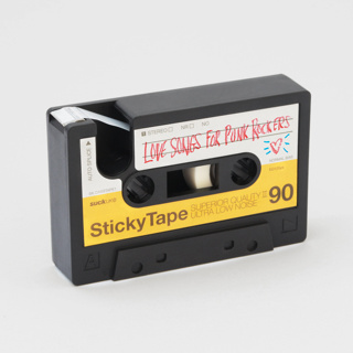 英國 SUCK UK 膠帶台 復古卡帶造型 Tape Dispenser Cassette 文創 膠台【他,在旅行】