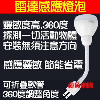 高雄🛑附發票110v 雷達 人體感應燈 LED光控 人來燈亮人走燈滅 感應燈 插電 感應小夜燈 樓梯燈 走廊燈 壁燈
