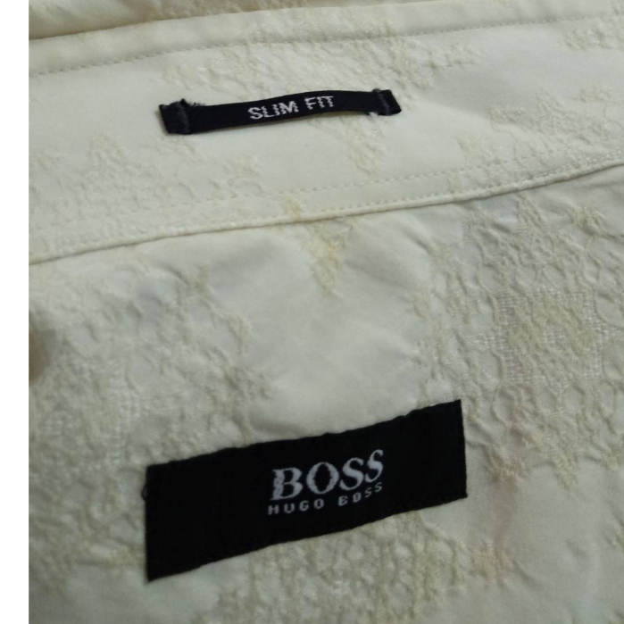 100%真品 HUGO BOSS 展示新品男襯衫針織紋