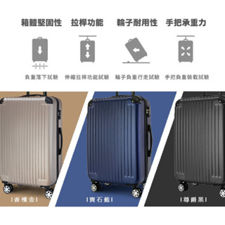 【老張】AA 美國飛行家 LA洛杉磯系列 ABS超輕量菱紋行李箱 20/25/29吋 旅行箱 深藍 黑色 多色可選