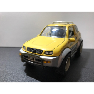 豐田 Toyota RAV4 初代絕版 1:24 三門越野 模型車 玩具車 迴力車 無盒