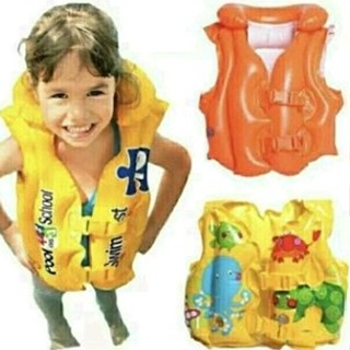 INTEX 豪華充氣游泳背心(50*47cm)現貨供應 超可愛 安全 特價優惠 玩水必備 消暑玩具 可愛造型 安全的玩