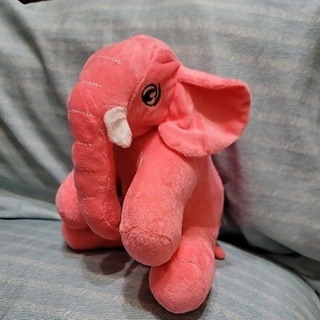 可愛大象造型坐姿絨毛玩具布偶