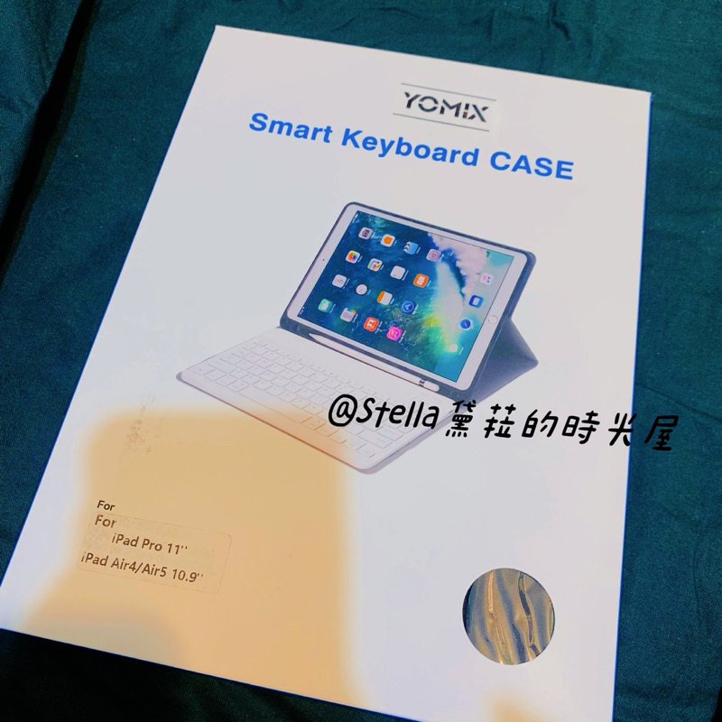 [全新］iPad Pro 11”/Air5/Air4 10.9” 磁吸式藍牙鍵盤皮套保護組 ［黑色］