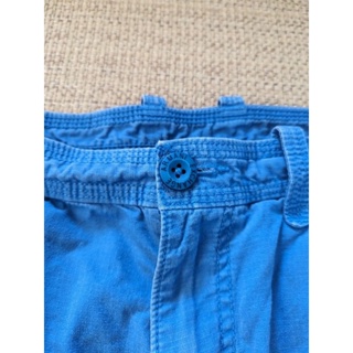 ARMANI Exchange AX 藍色多口袋短褲 仿舊工作短褲 32