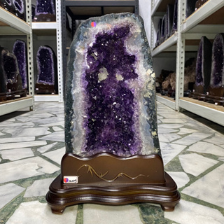 稀有礦鈦晶❤️‍🔥瑪瑙/方解石 財富滿滿 巴西紫水晶洞 ESPA+ 12.2kg 水晶批發 紫水晶 紫晶洞 風水石 淨化