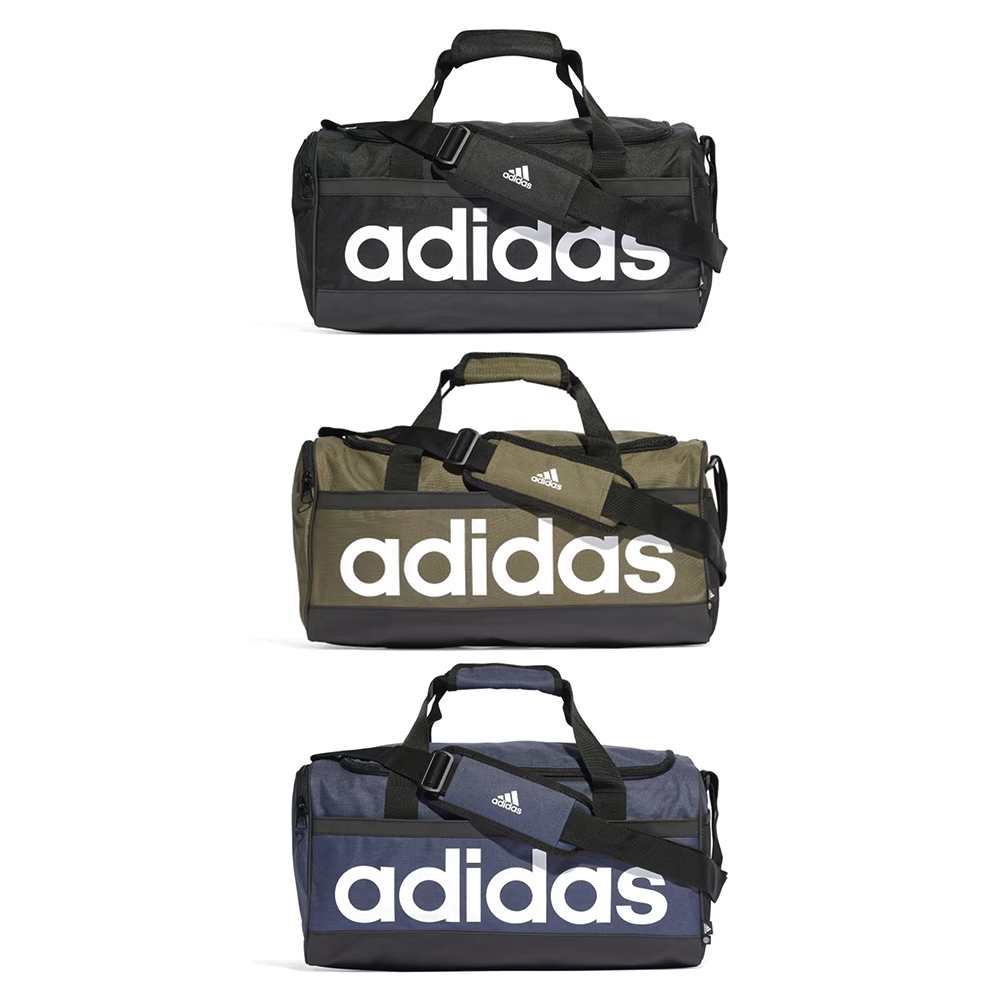 ADIDAS LINEAR DUFFEL M 健身包 旅行袋 行李袋 - HR5349 HR5350 HT4743