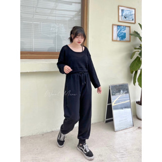 Want-Meow招財貓旺鋪/臺灣出貨XL~3XL/90公斤可穿顯瘦中大碼束口長褲/束口褲/女大尺碼/