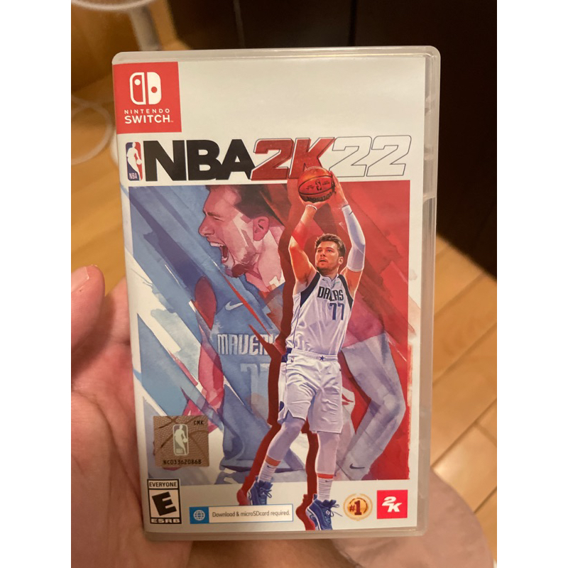 Switch NBA 2K22 Luka Doncic封面