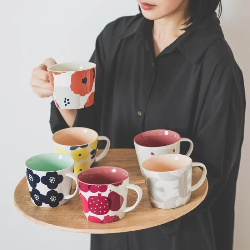 ฅ喵屋日本小物ฅ預購 日本 Wpc.Patterns 北歐風 馬克杯 陶瓷 水杯 咖啡杯 復古 印花 禮物