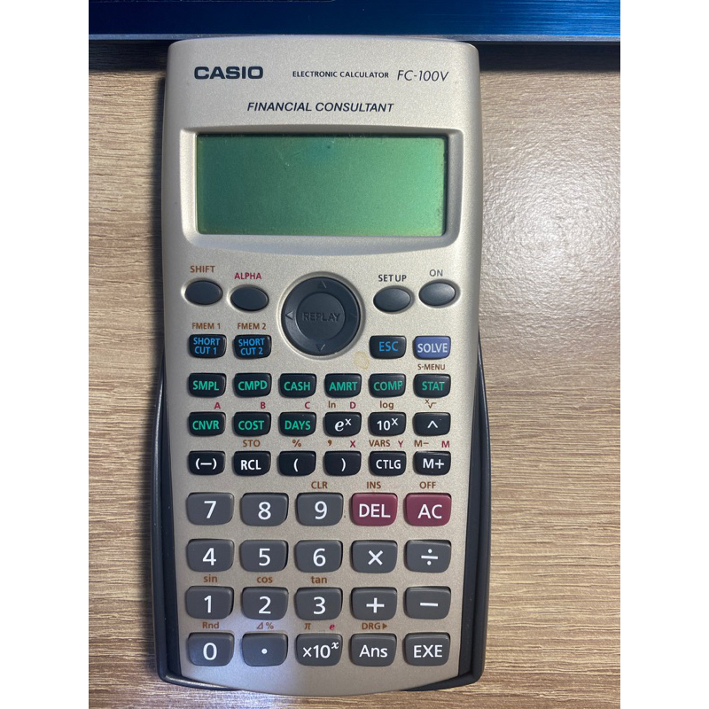 Casio fc-100v 統計計算機