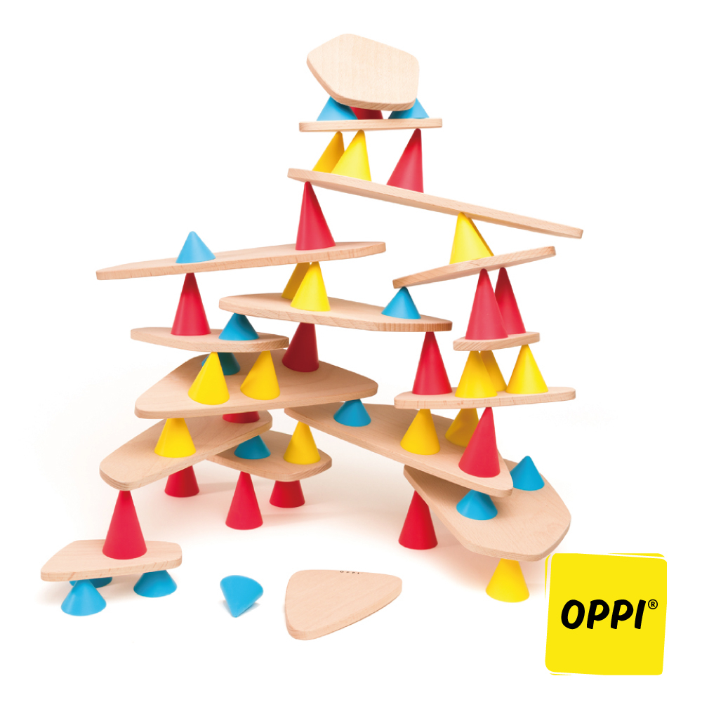 【OPPI】法國OPPI Piks皮克斯建構玩具-Big超值組64件（2020紅點設計大獎）