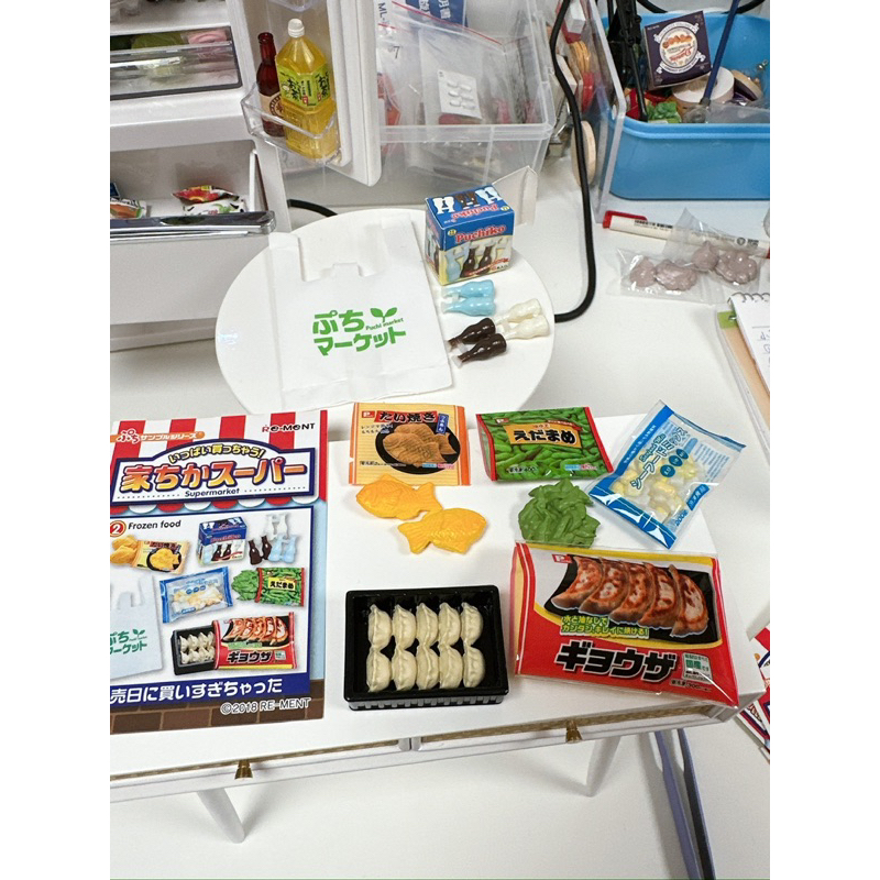 【re-ment】超市特價日 絕版盒玩 食玩 整套8款出售 rement 吐司 超市 超商  甜點 麵包