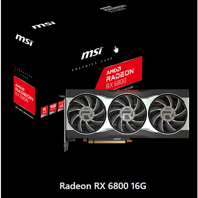 微星MSI AMD Radeon RX 6800 16GB顯示卡