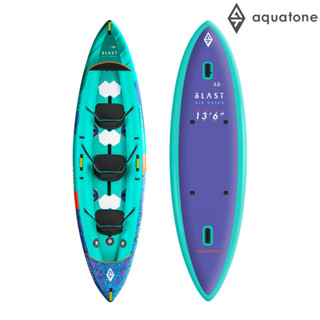 Aquatone 充氣三人獨木舟-休閒型 BLAST 13'6" TK-201 / KAYAK 皮艇 皮划艇 水上活動