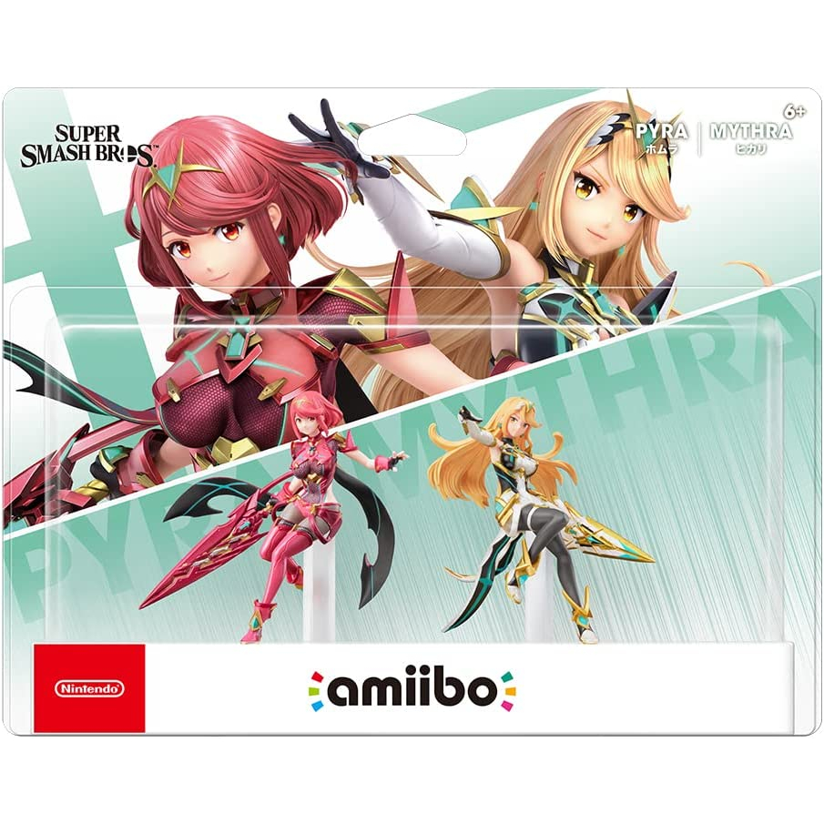 【艾達電玩】全新現貨 NS AMIIBO 修爾克 光&amp;焰 任天堂明星大亂鬥系列 異度神劍 PYRA&amp;MYTHRA 光焰