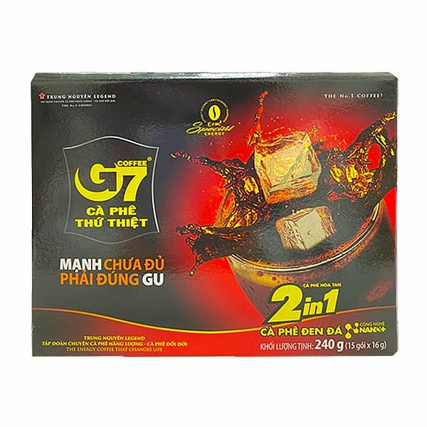 越南 G7 二合一即溶咖啡16gx15入(盒裝)【小三美日】DS015567