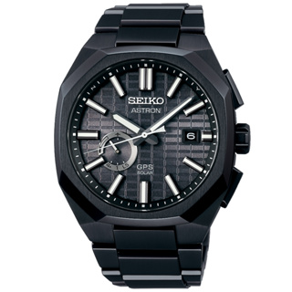 SEIKO 精工 Astron 黑標 GPS衛星定位 太陽能 鈦金屬錶－黑 (3X62-0AA0SD／SSJ015J1)