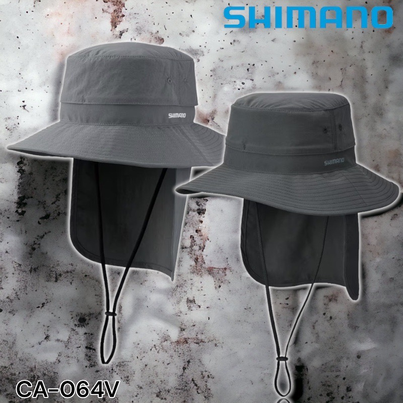 中壢鴻海釣具《SHIMANO》 CA-064V 遮陽短帽檐漁夫帽