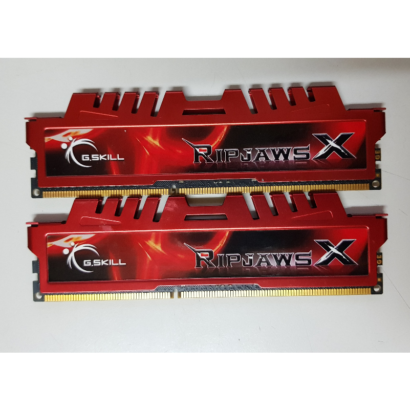 G.SKILL 芝奇 RipjawsX DDR3-1600 1.5V 4Gx2=8G 雙通道 桌上型記憶體 終保