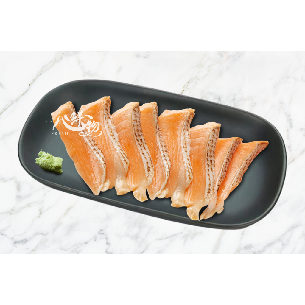 《心鮮物 fresh》炙燒鮭魚腹切片/160g/20片/生魚片/鮭魚/日式料理/握壽司/冷凍海鮮