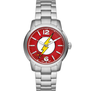 FOSSIL x DC THE FLASH 閃電俠限量聯名款腕錶- LE1162/紅