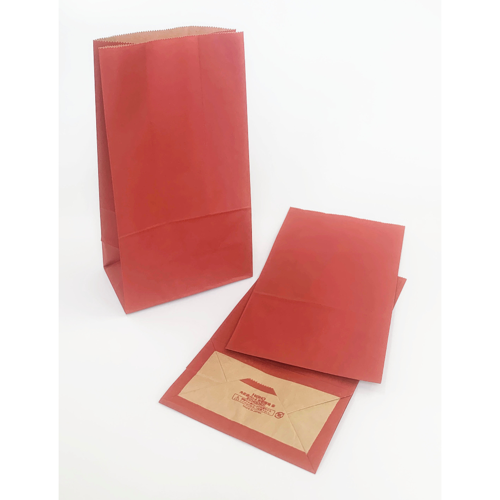 🔖現貨🇯🇵 13x8x23cm 日製 精緻紅色紙袋 小禮物袋 送禮 手捧袋 婚禮紙袋 紅包過年紙袋 包裝小紙袋 聖誕禮物