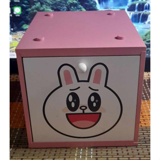 Line Friends 兔兔 粉色 積木抽屜收納盒 / 熊大 收納盒