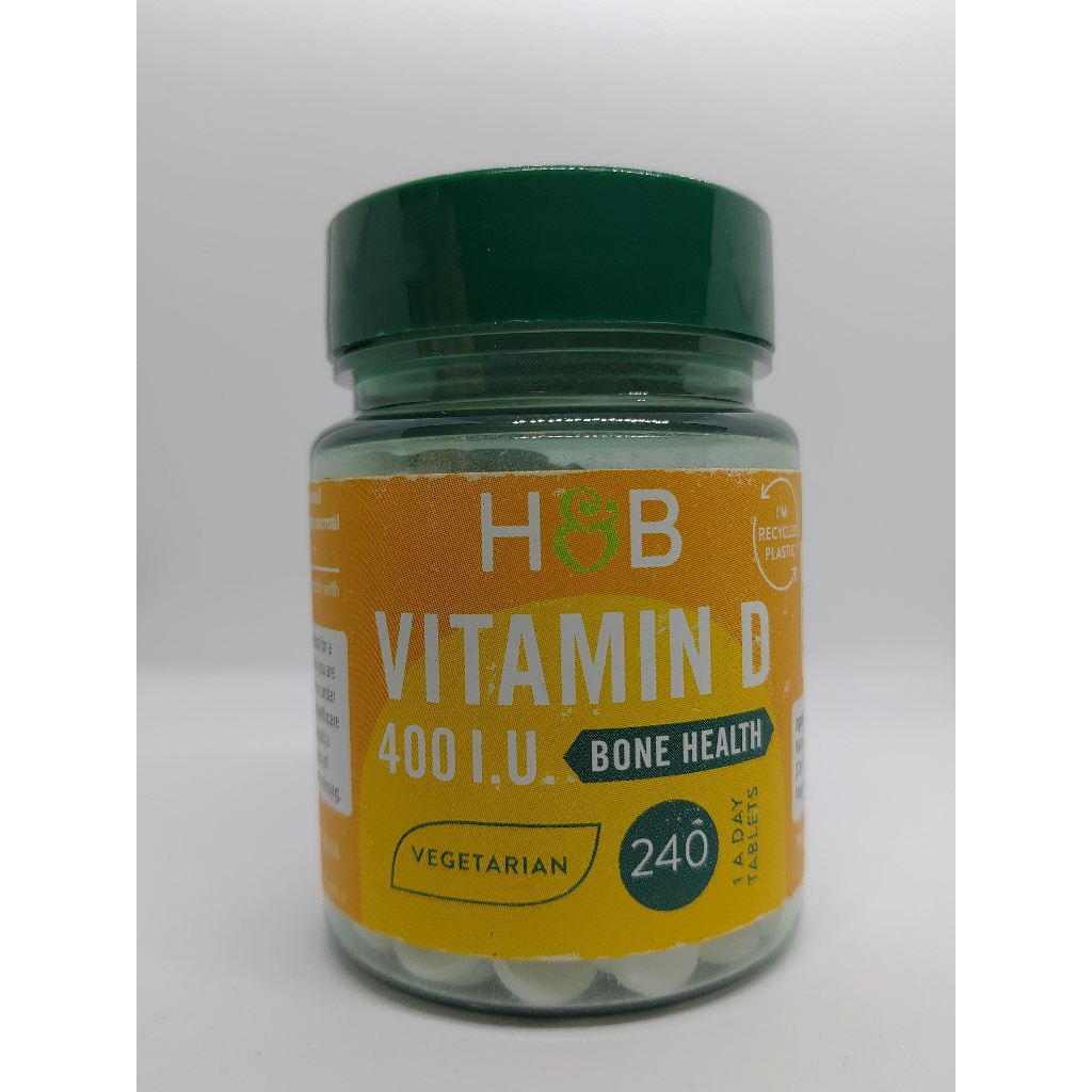 現貨🇬🇧英國Holland & Barrett 荷柏瑞 維他命Vitamin D3 10µg 120粒/240粒