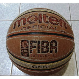 二手籃球，Molten GF6合成皮6號籃球(日本製)