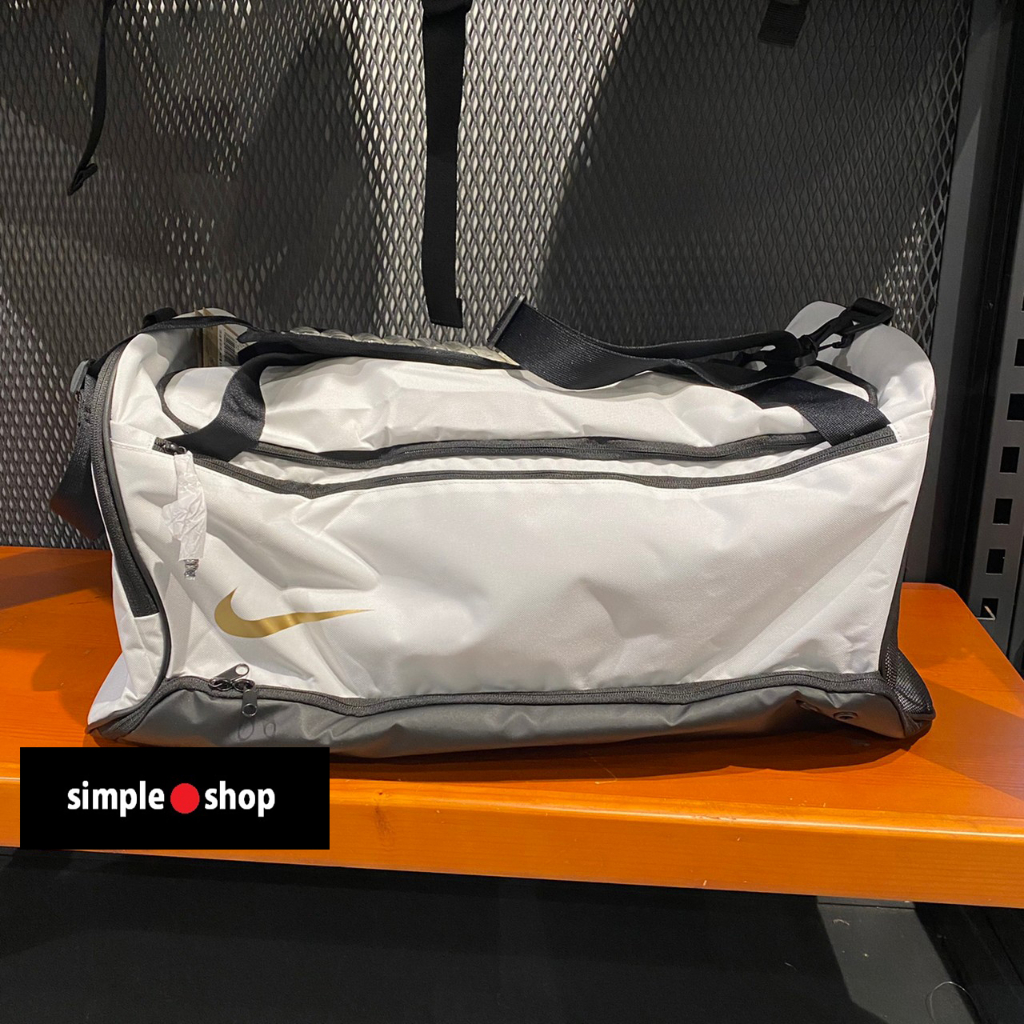 【Simple Shop】NIKE ELITE 菁英 籃球 側背包 旅行袋 大容量 可放球鞋 籃球 DX9789-100