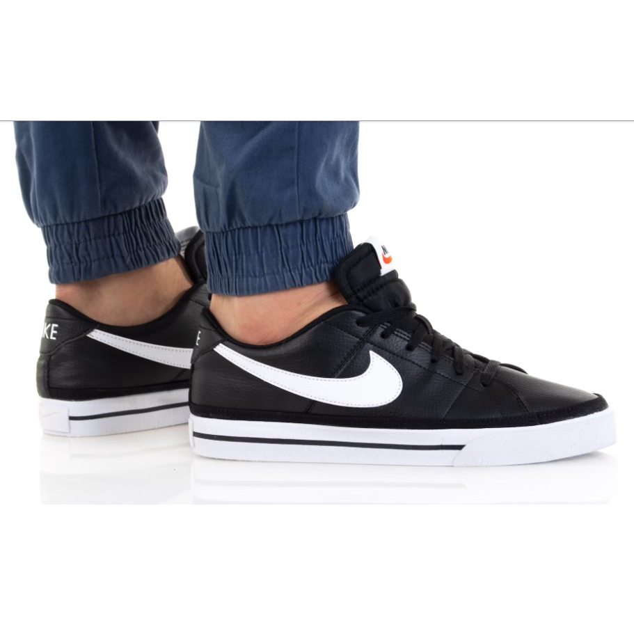 【WS】NIKE COURT LEGACY NN 男 黑白 皮革 復古 板鞋 運動 休閒鞋 工作鞋 DH3162-001