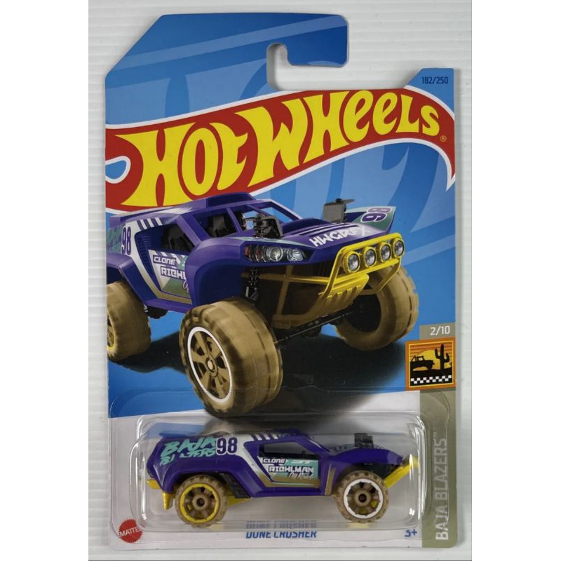 ^.^飛行屋(全新品)Hot Wheels 風火輪小汽車 合金車//DUINE CRUSHER越野車(182/250)
