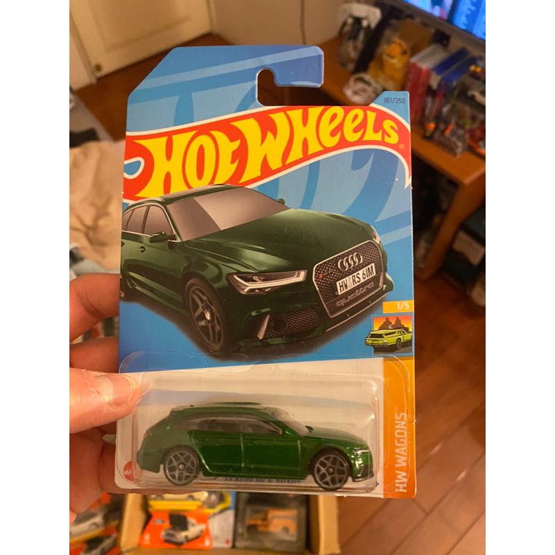 hot wheels audi RS6 avant 風火輪 奧迪 旅行車 深綠色