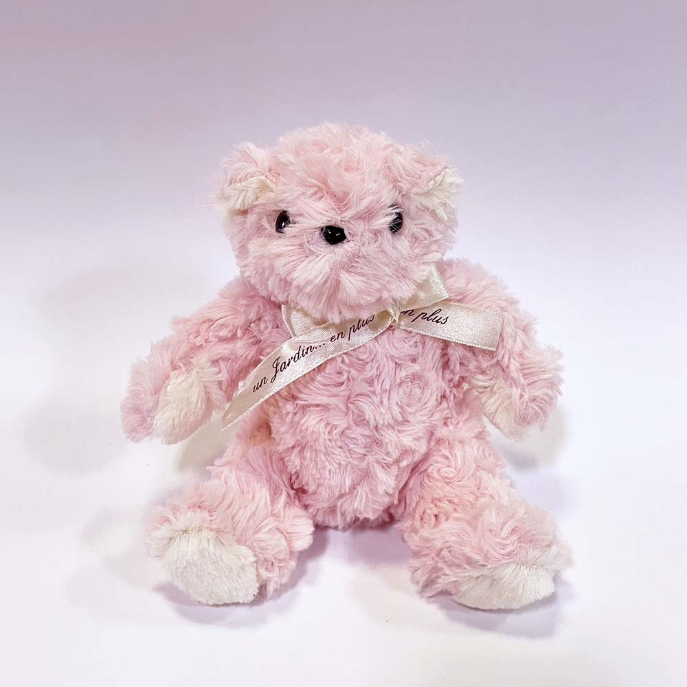 收藏品 早期 粉色小熊 泰迪熊 娃娃 玩偶 布偶 粉紅色