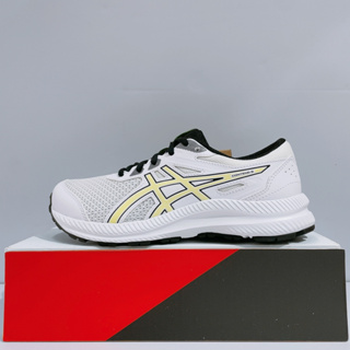 ASICS GEL-CONTEND 8 GS 女生 白色 舒適 透氣 輕量 運動 慢跑鞋 1014A259-105