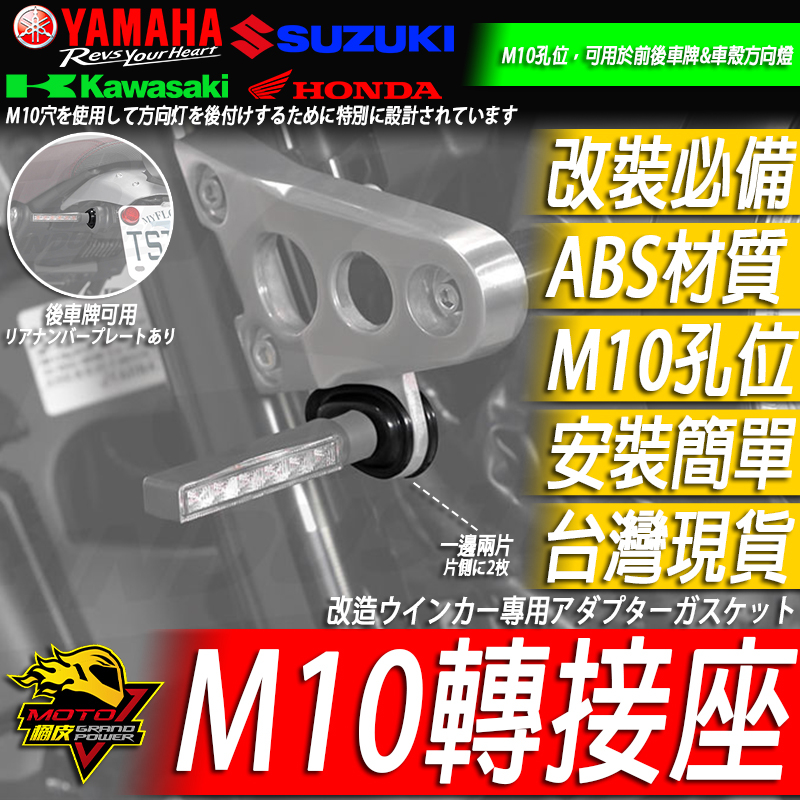 LED方向燈轉接座墊片轉接片CBR650F MSX SF 125 GROM CBR600RR CBR1000RR