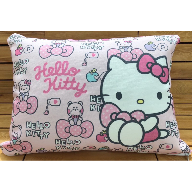 《現貨秒出》三麗鷗 Hello Kitty 仿麻抱枕 童枕 抱枕 小抱枕 枕頭 午安枕