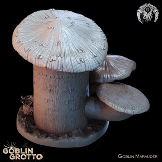 Tazo工坊[代客列印BM] Giant Mushrooms vesion1巨型蘑菇1 3D列印模型TGG