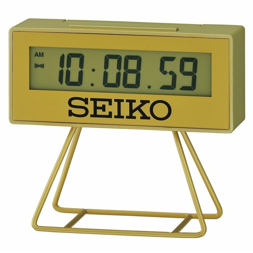 《 精準鐘錶 》日本 精工 SEIKO 燈光倒數計時 計時碼錶 時鐘 電子鬧鐘 QHL062Y、QHL062G QHL
