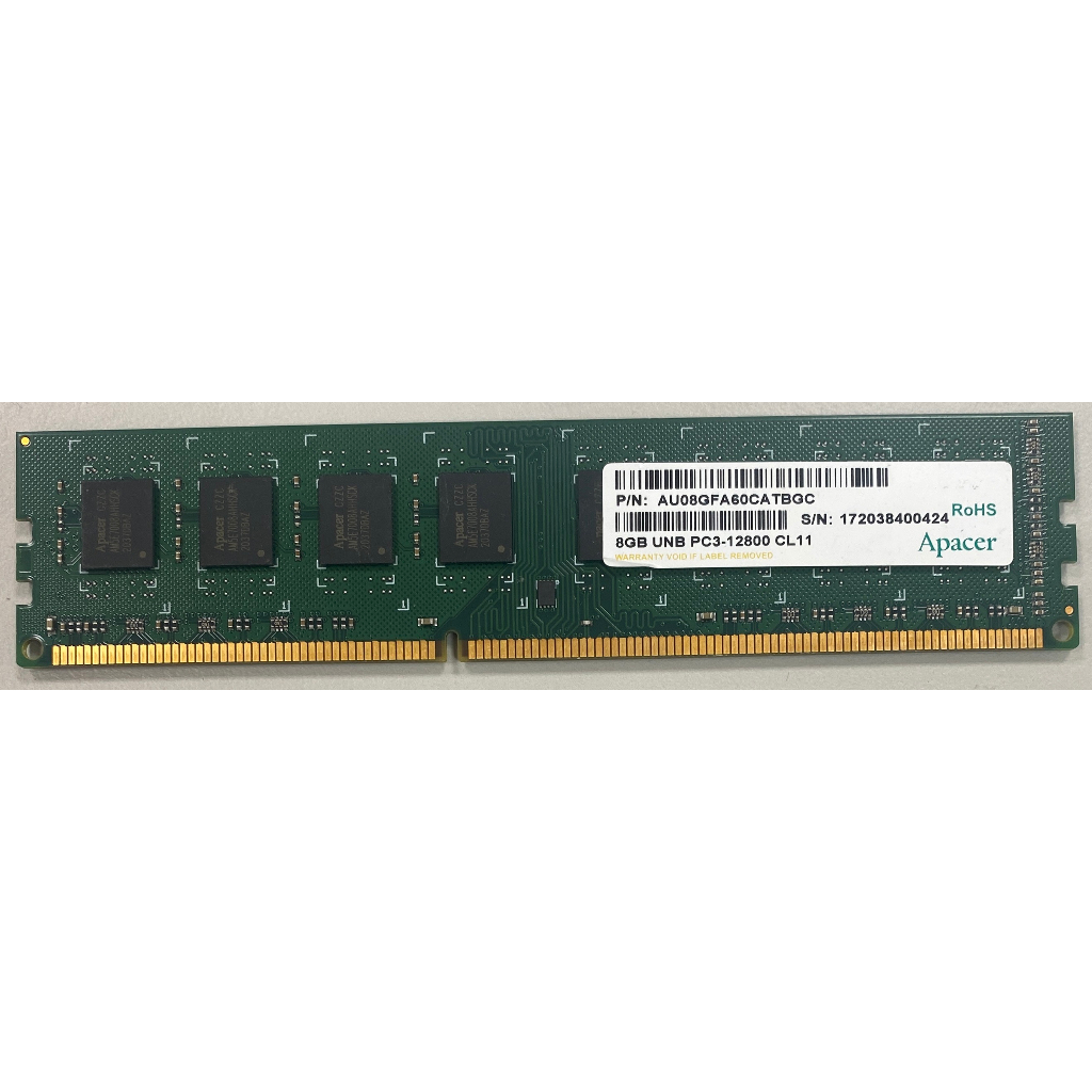 便宜 DDR3 8G 1600 PC3-12800 二手桌上型電腦記憶體