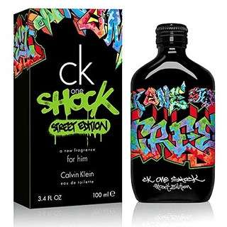 Calvin Klein CK One Shock Street Edition街頭限量版男性淡香水100ml無外盒